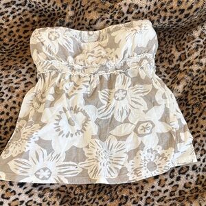 Aeropostale Floral Strapless